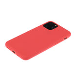 Coque silicone gel rouge ultra mince pour iphone 11 Pro Max