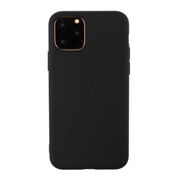 Coque de protection Noir + Film de protection couverture complète Verre trempé pour iPhone 11 Pro