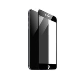 Film de protection en Verre trempé bords noir + coque de protection pour iPhone 7/8
