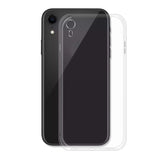 Film de protection en Verre trempé bords noir + coque de protection pour iPhone XR