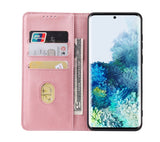 Etui portefeuille magnétique Rose pour Samsung A21S