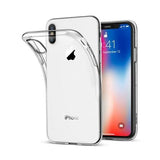 Coque silicone gel transparente ultra mince pour iphone X
