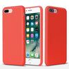 Coque silicone gel rouge ultra mince pour iphone 7