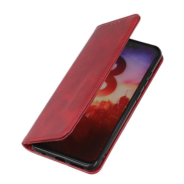 Etui portefeuille magnétique Rouge pour Samsung Galaxy A22 5G