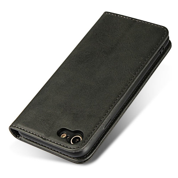 Etui portefeuille magnétique Noir pour iPhone SE 2022 / SE 2020