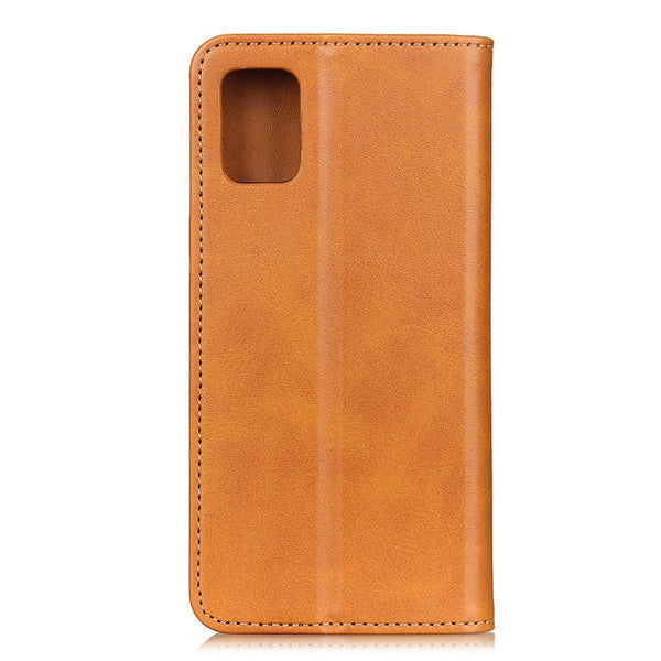 Etui portefeuille magnétique Marron clair pour iPhone 12 Pro max