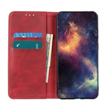 Etui portefeuille magnétique Rouge pour Samsung Galaxy S21 Ultra 5G