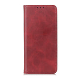Etui portefeuille magnétique Rouge pour Huawei P50 Pro