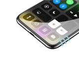 Film de protection en Verre trempé 6D bords noir biseautés iPhone XS