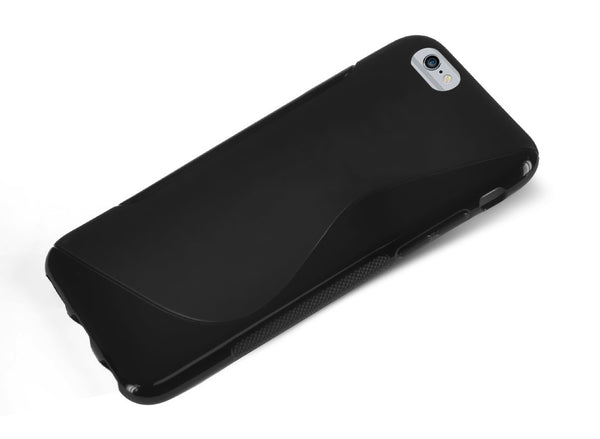 Coque silicone gel noir ultra mince pour iphone 6S