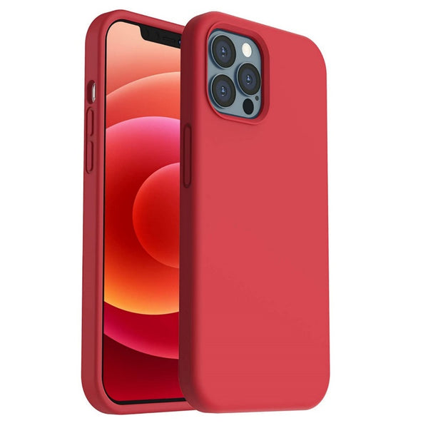 Coque silicone Rouge pour iPhone 13 Pro