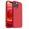 Coque silicone Rouge pour iPhone 12 / 12 Pro