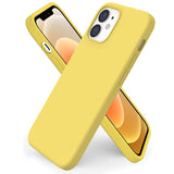 Coque silicone Jaune pour iPhone 12 / 12 Pro