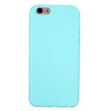 Coque silicone gel bleu ultra mince pour iphone 7