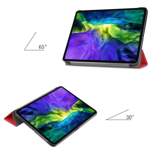 Coque Smart Rouge Premium pour iPad Air 5 10.9" 2022 Etui aimanté